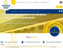 Tablet Screenshot of hollandsolar.nl